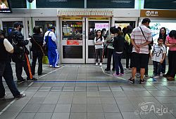 Metro Tajpej, ponadprzeciętna dbałość o porządek na peronach