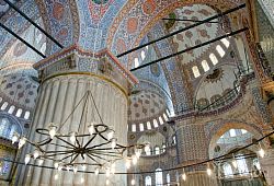 Błękitny Meczet - wnętrze