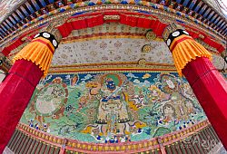 Klasztor Labrang, malowidła ścienne