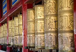Pagoda Gongtang, młynki modlitewne